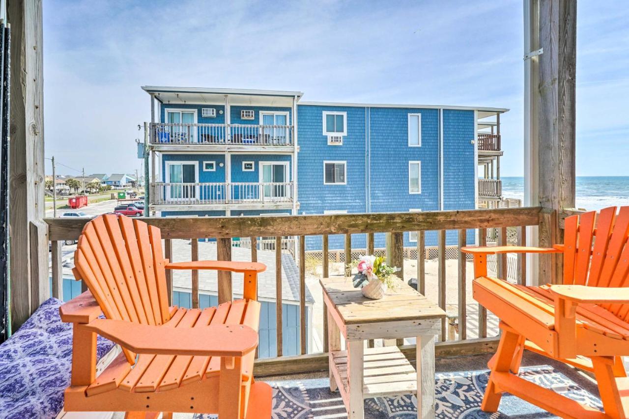 North Topsail Condo - Steps To Beach! Норт Топсейл Бийч Екстериор снимка