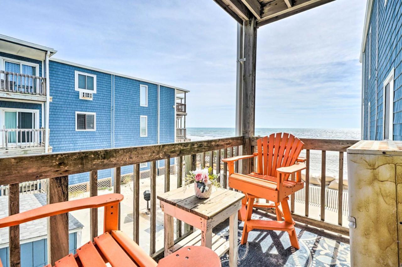 North Topsail Condo - Steps To Beach! Норт Топсейл Бийч Екстериор снимка